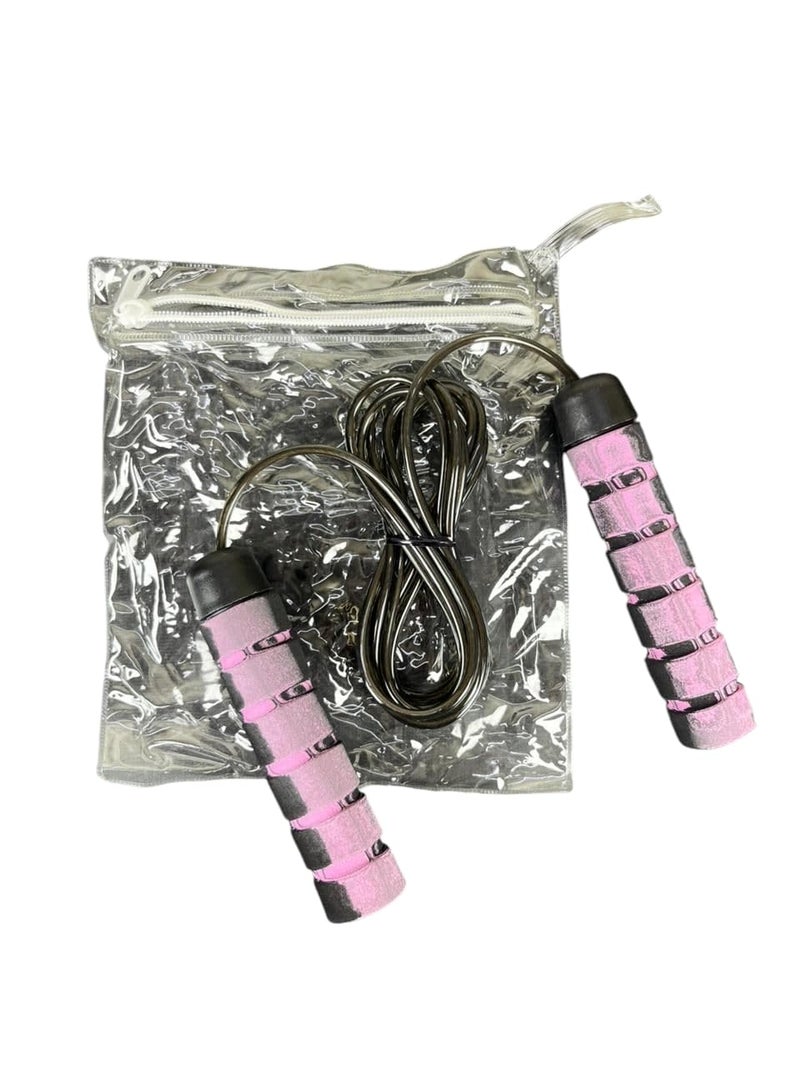 M D Stay Fit MD StayFit Jump Rope Professional Foam Grip Handles Fitness Training Exercise Skipping MULTI COLORS Colors - Image 2