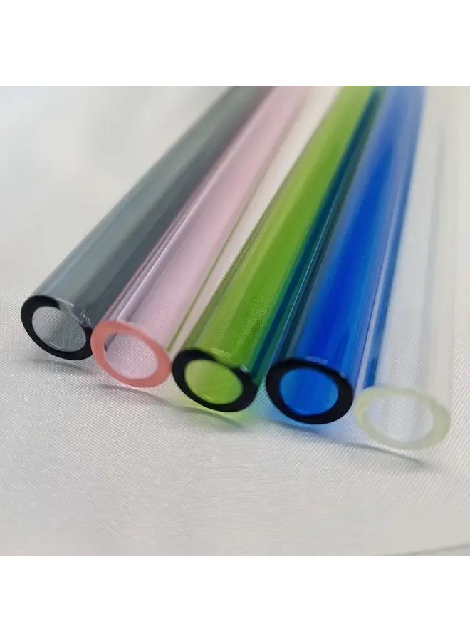 5 Colorful Borosilicate Glass Tubes 12mm Diameter 101 6mm For DIY Art Jewelry Making - Image 3