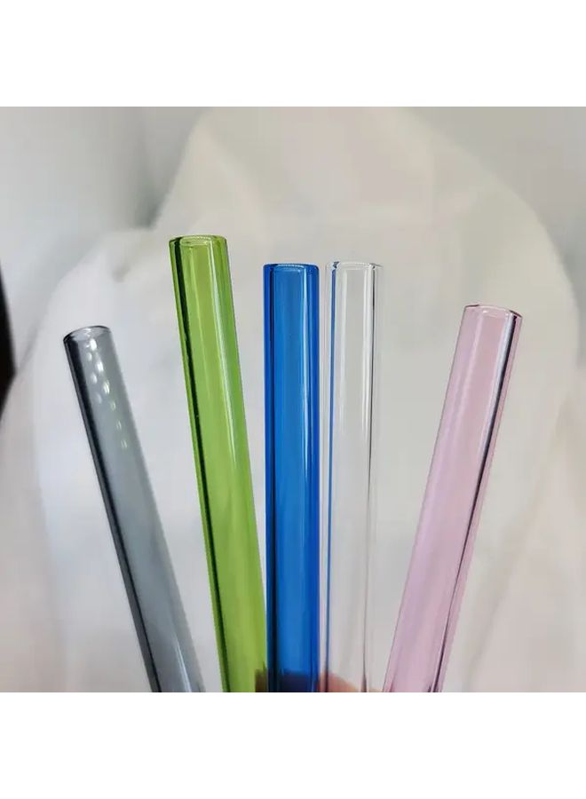 5 Colorful Borosilicate Glass Tubes 12mm Diameter 101 6mm For DIY Art Jewelry Making - Image 1