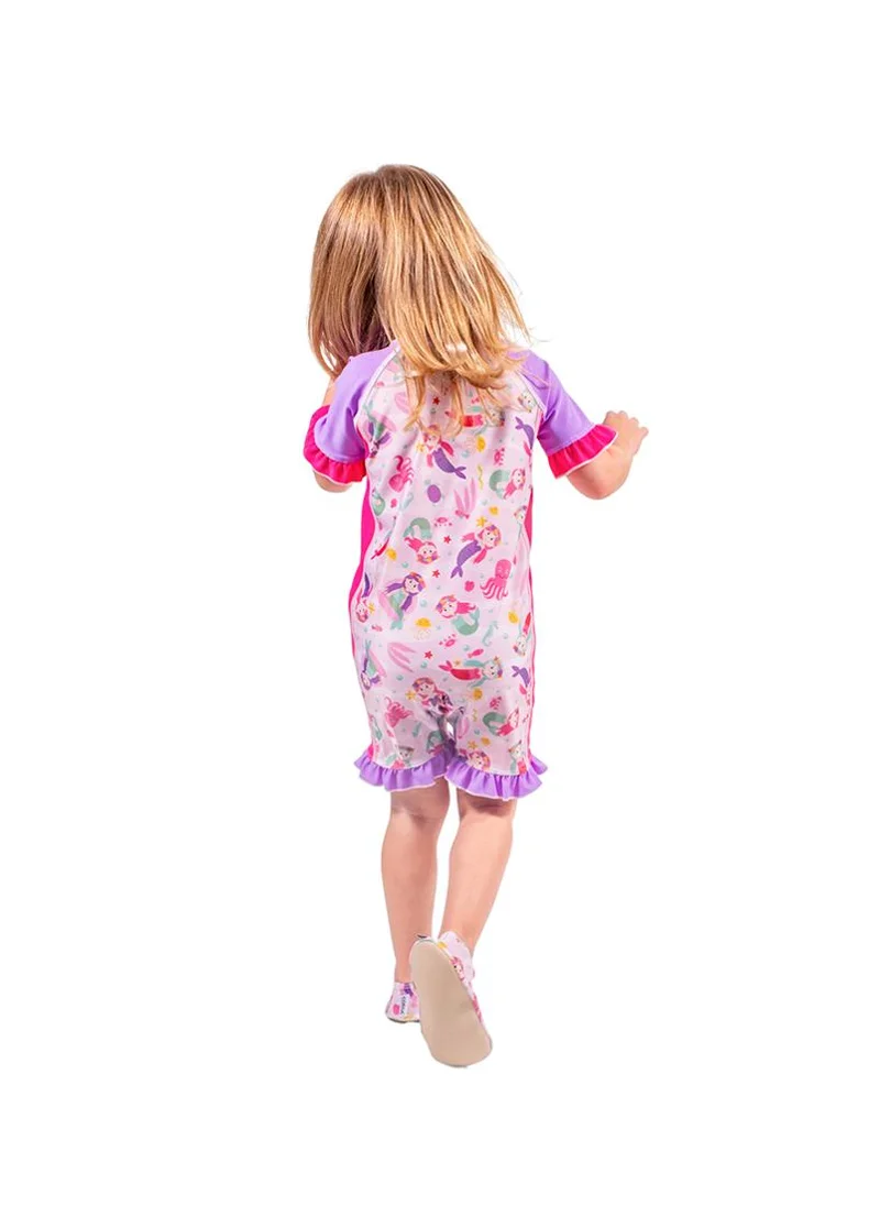 كويجا صن وير COEGA Baby Girls One Piece Suit - Pink Mermaids