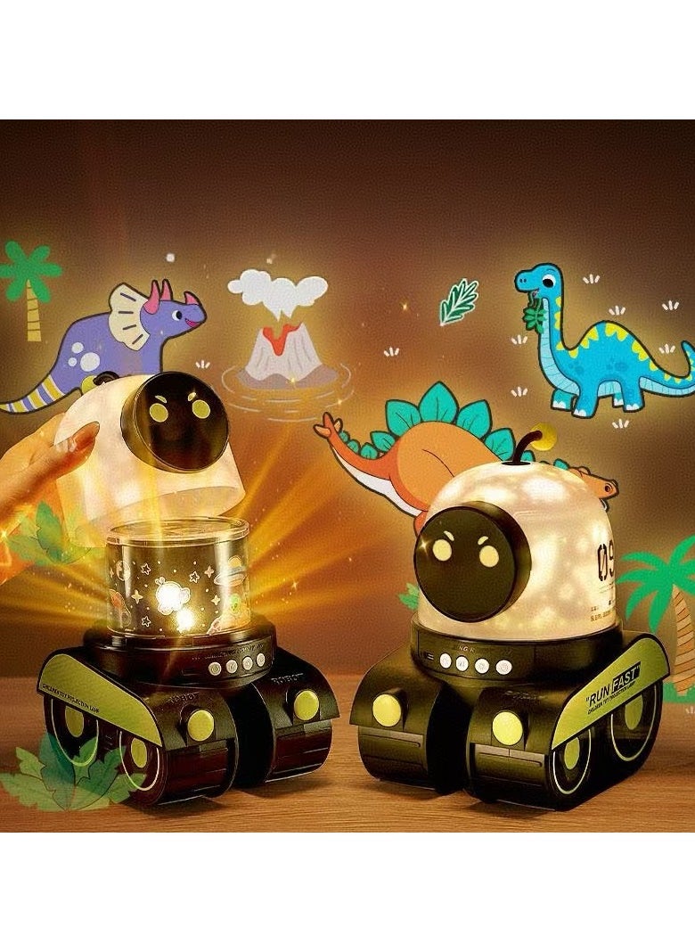 Onefire - Rotating Three in One Supernova Theme Story Projector Starry Night Toy Car USB Atmosphere Light - Image 1