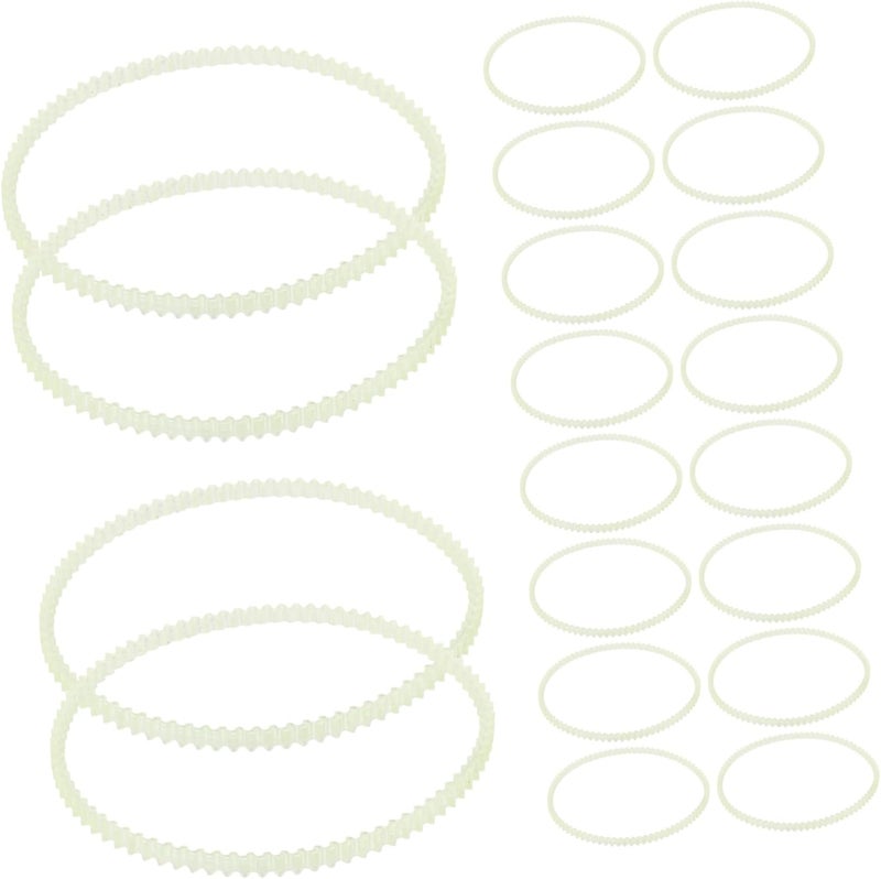 TEHAUX 20pcs Rubber Drive Belts for Sewing Machines Replacement Parts for Home and Shop Use Easy Installation Reduces Noise and Compatible Models - Image 1