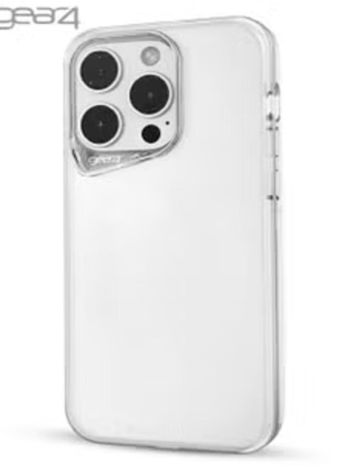 جيرفور جراب  جير 4 موبايل ايفون 16 برو ماكس (iPhone 16 Pro Max) مضاد للصدمات, غطاء حماية مضاد للخدش, مصنوع من البولي يورثين الحراري عالي الجودة - شفاف  - Image 1