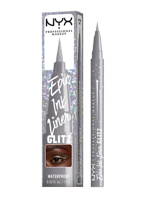 Epic Ink Glitz Metallic Liquid Eyeliner 24HR wear Waterproof Flake-proof Flashy Flare