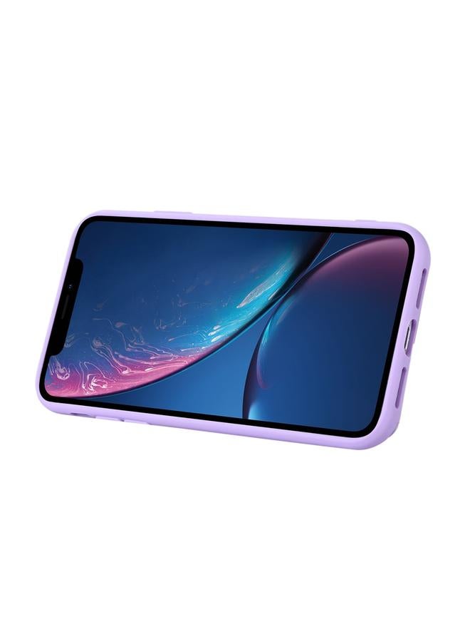 اس-توب جراب لهاتف iPhone XR مع حامل بطاقات أفقي وحلقة وحزام مزدوج - Image 5