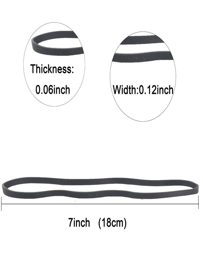 Foshine Rubber Bands Garbage Can Bands Elastic Large Size #117B 120 Pcs Trash Can Rubber Bands Elastics Bands 7 inch Assorted Color For Office Supplies Home - Image 2