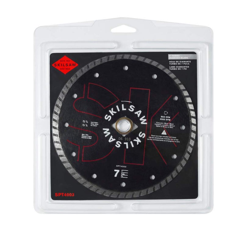 SKILSAW SKIL SPT4003 7" Turbo Diamond Saw Blade - Image 3