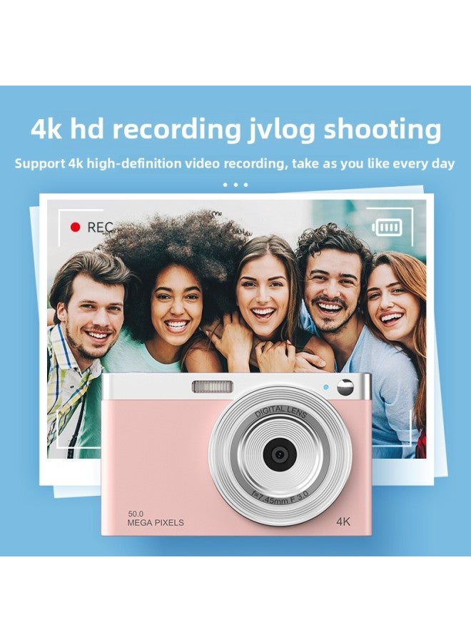 Generic 4K Video Retro VLOG Student Selfie Camera 50 Million Pixel HD Ccd Micro Single Camera Direct Sales-Body Color:32G  - Image 3