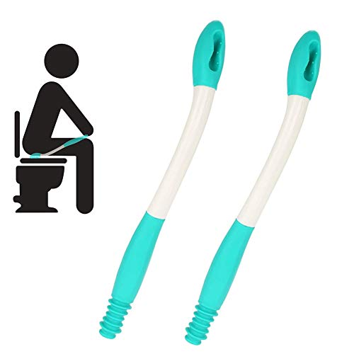 DPOWERFUL Self-Assist Toilet Mobility Aid Self Wipe Assist Tissue Holder Tool Long Reach Toilet Tissue Grip Motion Assistance Supplies 2 Pack - Image 1