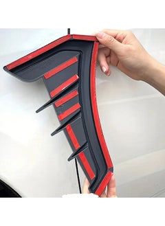Agc 2pcs Car Side Air Vent Cover Trim Fits All Cars Rear Trunk Spoiler Decoration Sticker Easy Installation  - Image 3