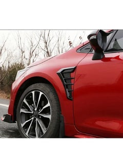 Agc 2pcs Car Side Air Vent Cover Trim Fits All Cars Rear Trunk Spoiler Decoration Sticker Easy Installation  - Image 5