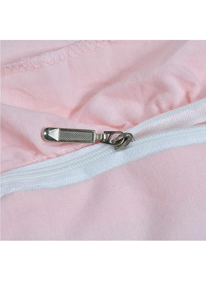 IAF Cotton Play Mat Soft Crawling Mat White Detachable Washable Game Blanket Floor Playmate Kids Infant Child Activity Round Rug Home Room Decor Upholstered Crawling Play Bedroom Decor,pink - Image 2