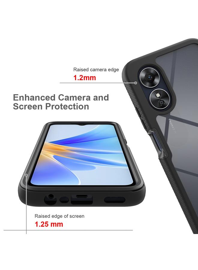 اس-توب جراب لهاتف OPPO A17 4G Starry Sky بلون سادة مقاوم للصدمات مصنوع من مادة TPU الشفافة المقاومة للصدمات - Image 5