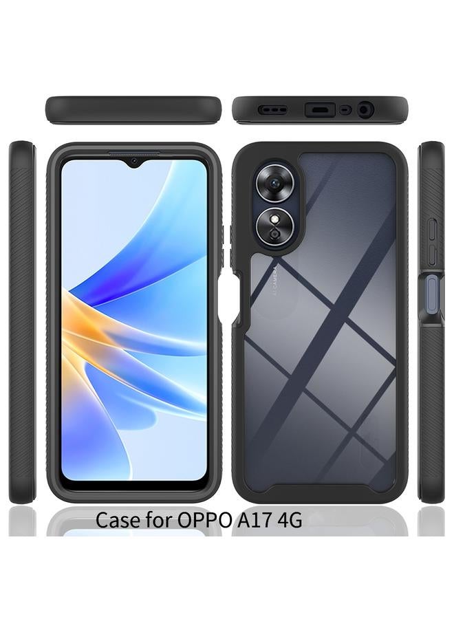 اس-توب جراب لهاتف OPPO A17 4G Starry Sky بلون سادة مقاوم للصدمات مصنوع من مادة TPU الشفافة المقاومة للصدمات - Image 2