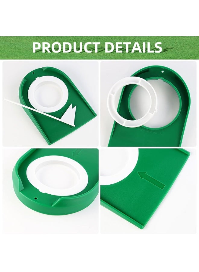 4PCS Golf Putting Cup with Flag Indoor Golf Putting Hole Golf Hole Training Aids - Image 3