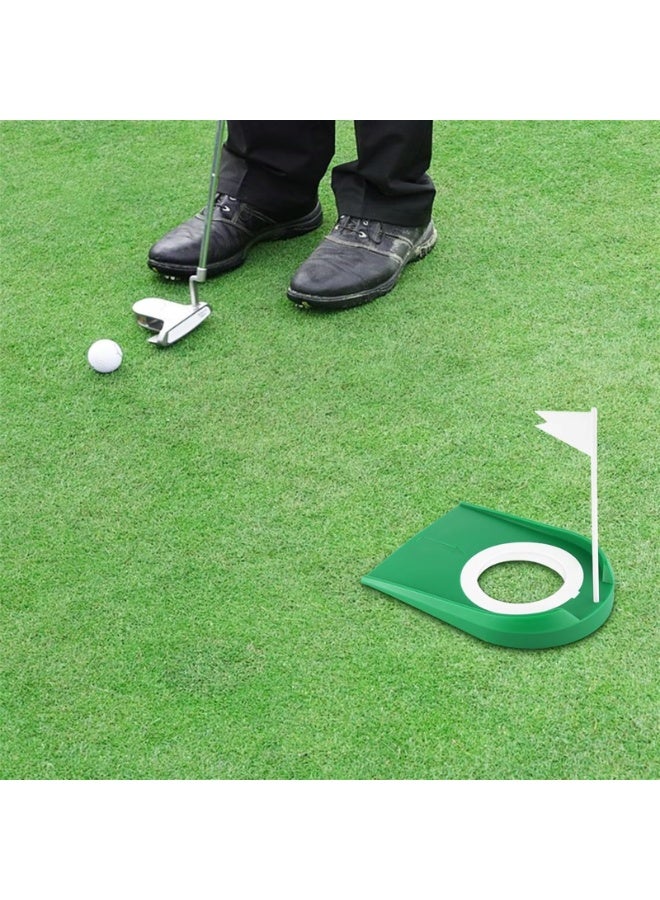 4PCS Golf Putting Cup with Flag Indoor Golf Putting Hole Golf Hole Training Aids - Image 5