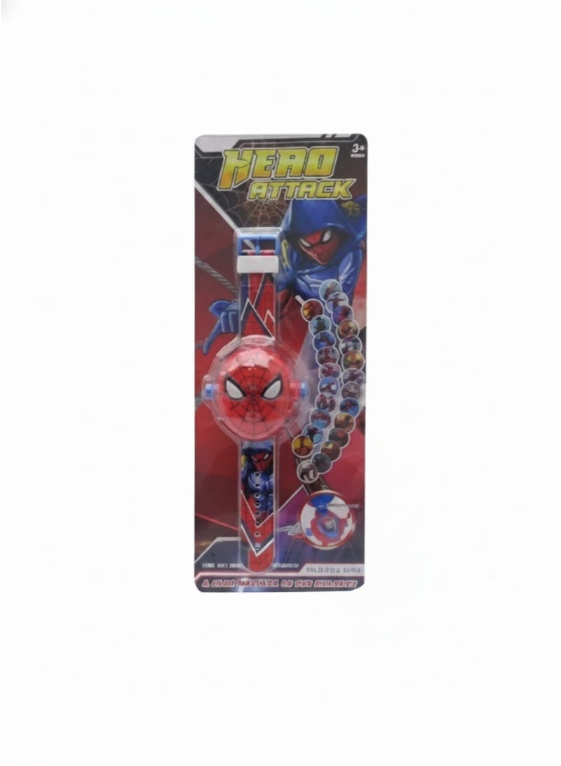 Hero Cartoon Digital Kids Clock - Image 2