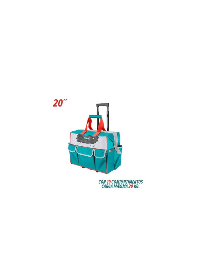 TOTAL 20-inch Trolley Tool Bag, 20 kg Capacity - THRRTB2012 - Total - Image 1