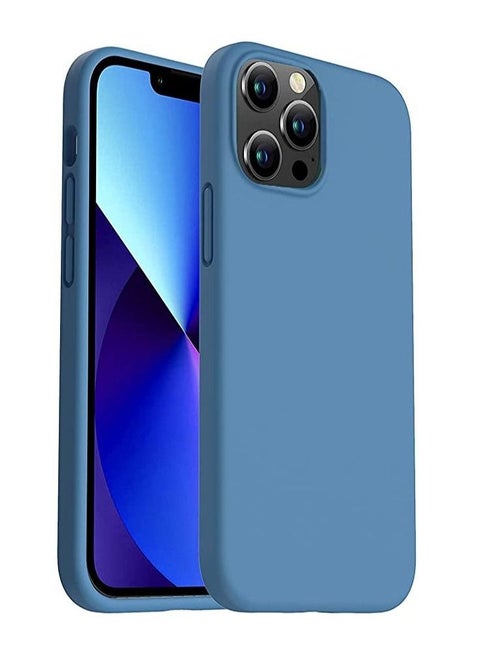 iPhone 13 Pro Max Case Cover 6.7 inch, with Soft Microfiber Lining,Anti-Scratch Slim Cover for iPhone 13 Pro Max Cover Case(Dark Blue)