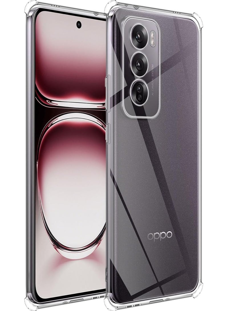 عام أوبو رينو 12 برو 5 جرام واضح حالة ، مرنة ضئيلة لينة تبو سيليكون حالة رقيقة ، غير اصفرار المضادة للخدش حالة ، المضادة للصدمات غطاء - Image 1