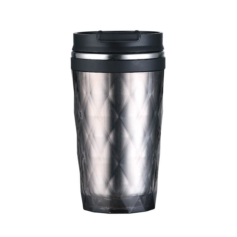 Primetan Stainless Steel Insulated Tumbler Mug 370ML Double Layered Leakproof Hot Cold Beverage Cup with Lid for Kids Adults Random Color - Image 1