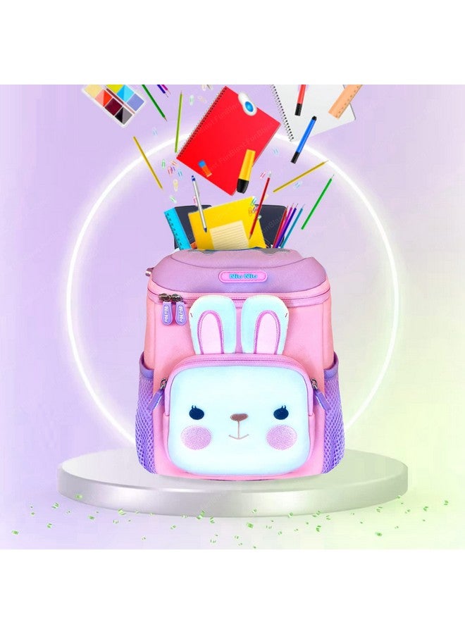 FunBlast Bunny Backpack for Kids - Preschool Unisex Cartoon Animal Print Mini Backpack, 28 X 23 X 13 CM, Multicolour - Image 5