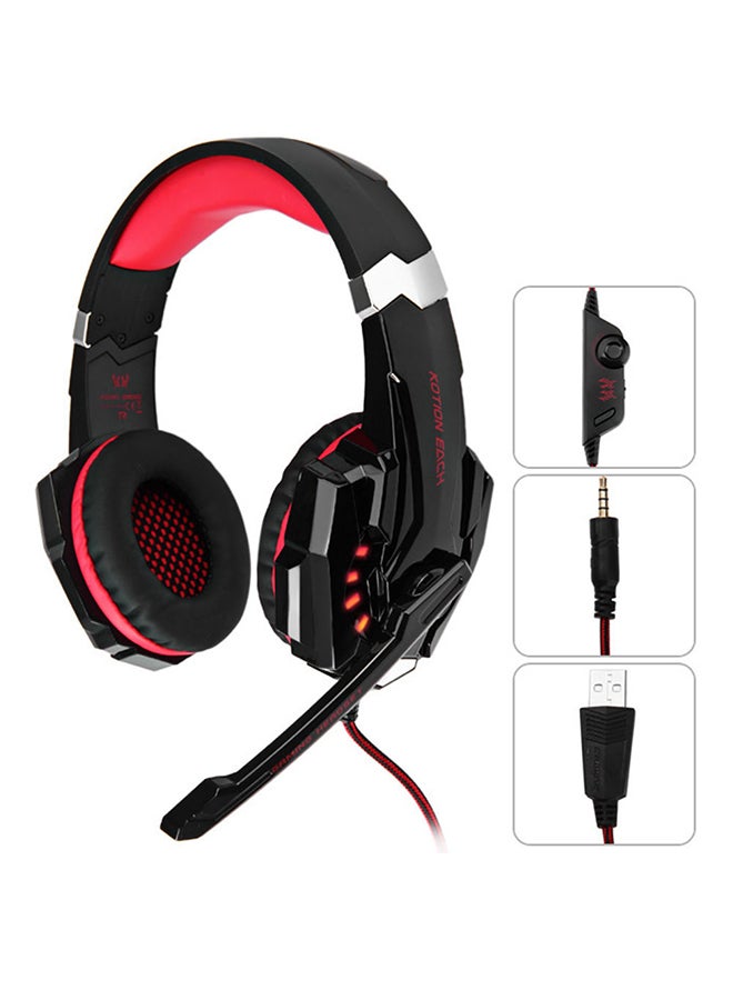 KOTION EACH G9000 Wired Over-Ear Gaming Headset With Mic For PS4 /PS5 /XOne /XSeries /Nswitch /PC - Image 1