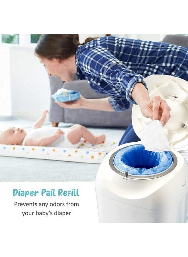 Diaper Pail Refills | Includes 9 Diaper Refill Rings &1 Case| Holds up to 2520 Newborn Diapers  - Image 1