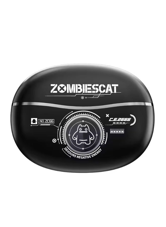 ZOMBIESCAT B16 Open Ear Wireless Earphones Clip-On Bluetooth 6.0 Earbuds Sport Headphones with Mic LED Display Low Latency - Image 1