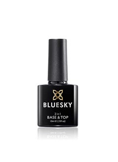 Bluesky طبقة علوية وقاعدة 2 في 1 لامعة تدوم طويلاً تجف تحت مصباح الأشعة فوق البنفسجية LED 10 مل  - Image 1