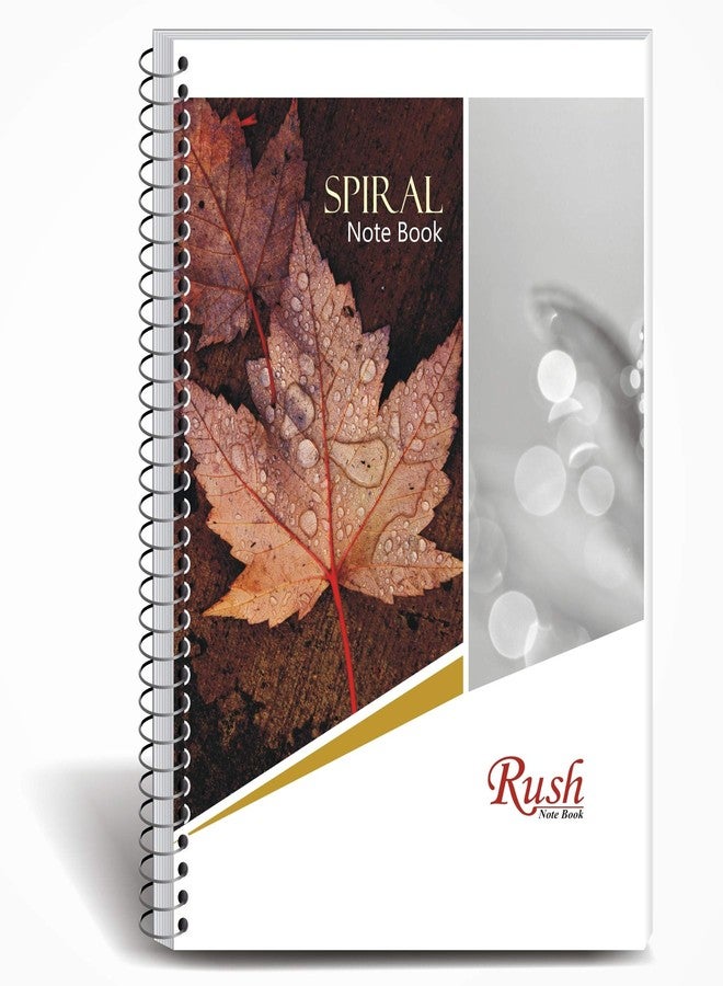 RUSH NOTE BOOKS Rush 500 Pages Premium Unruled Spiral Notebook - Unruled Spiral Register Note Book - Image 1