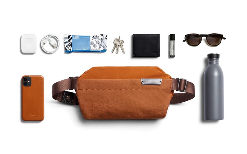 Bellroy Mini Sling Slim Shoulder Bag for Men and Women, Lightweight, Water Resistant, Multiple Organisation Compartments - Slate - Image 5