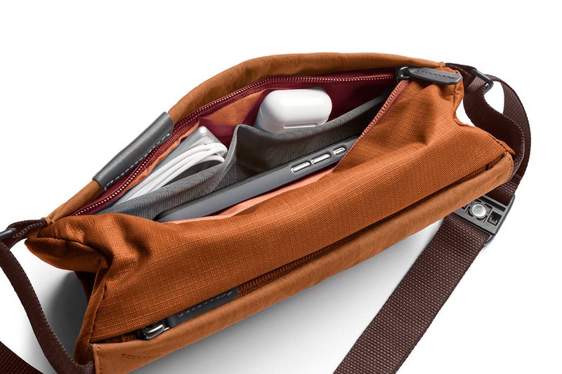 Bellroy Mini Sling Slim Shoulder Bag for Men and Women, Lightweight, Water Resistant, Multiple Organisation Compartments - Slate - Image 3