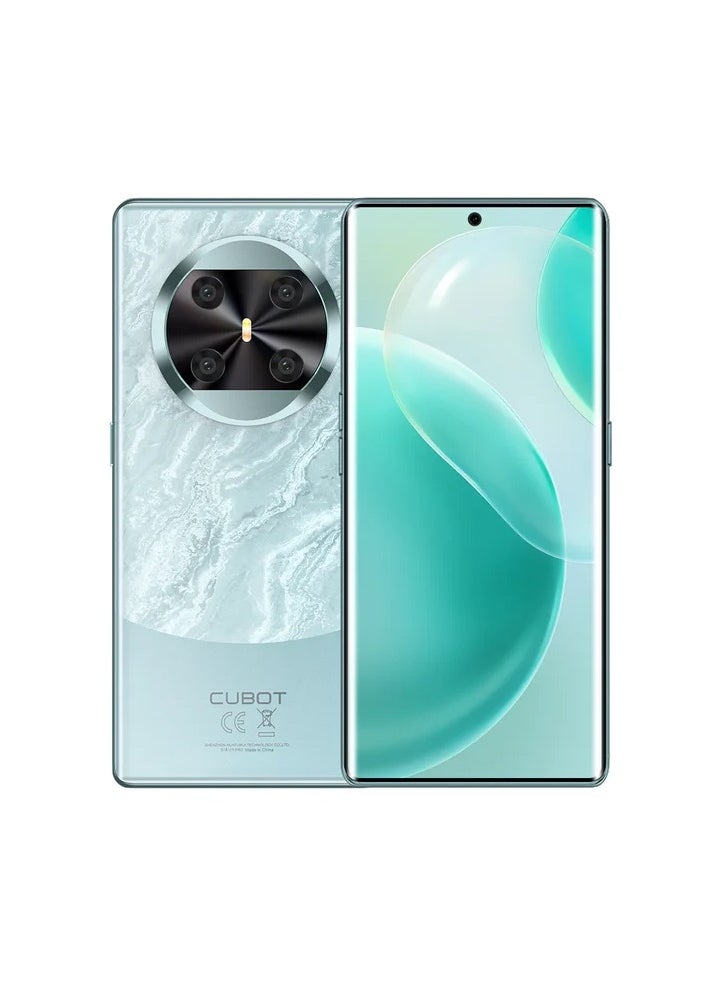Cubot CUBOT X90, Smartphone Android 14, 6.67″ AMOLED Curved 120Hz Display, 32GB RAM(16+16), 256GB ROM, Helio G99, NFC, Green  - Image 1