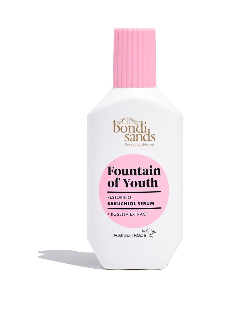 BONDI SANDS Fountain of Youth Bakuchiol Serum 30ml Vitamin A Alternative Suitable for Sensitive Skin Vegan Cruelty Free 30ml 101 Fl Oz - Image 1