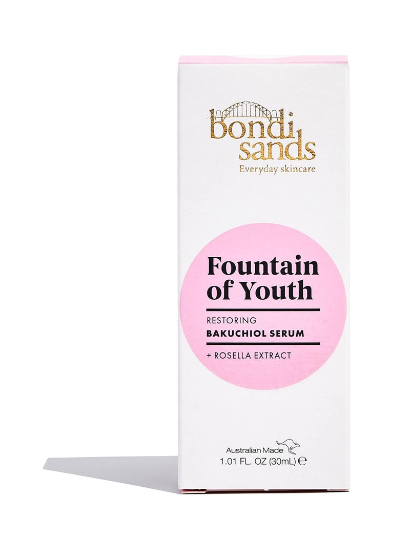 BONDI SANDS Fountain of Youth Bakuchiol Serum 30ml Vitamin A Alternative Suitable for Sensitive Skin Vegan Cruelty Free 30ml 101 Fl Oz - Image 2