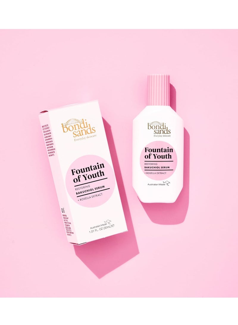 BONDI SANDS Fountain of Youth Bakuchiol Serum 30ml Vitamin A Alternative Suitable for Sensitive Skin Vegan Cruelty Free 30ml 101 Fl Oz - Image 4