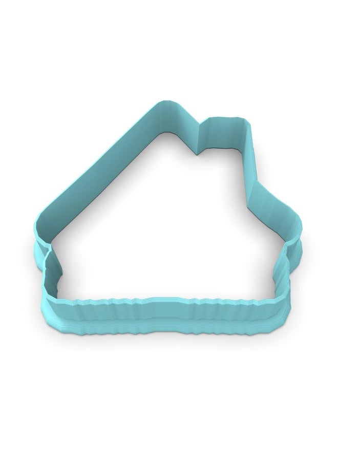 EROTNGO Gingerbread House Cookie Cutter Black Cookie Stamp and Stencil Set for Holiday Cookies, Festive Christmas House Fondant Cutter, Sugar Cookie Mold, Dessert Decorating Supplies India - Image 4