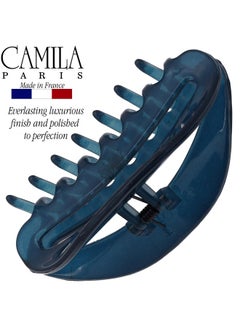 CAMILA Paris Cp3125 French Hair Clip For Women, Blue, Girls Hair Claw Clip Jaw Fashion Durable And Styling Hair Accessories For Women, Luxury Ladies Strong Hold No Slip Grip Clamp, Made In France  - Image 4