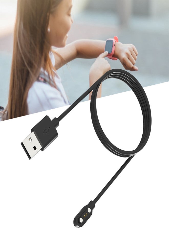 Smart Watch Charging Cable Secure Magnetic Quick Charging Cable Smart Watch Dock Charging Adapter 2 PIN Watch Charging Cable For HW12 HW - Image 5