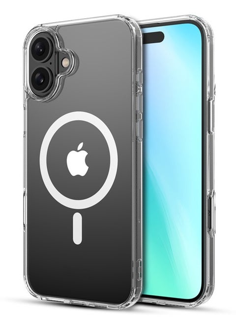 Magsafe Case for iPhone 16 Plus Magsafe Clear Cover Magnetic Wireless Charging Support, Shockproof Protection, Scratch-Resistant for iPhone 16 Plus - Clear