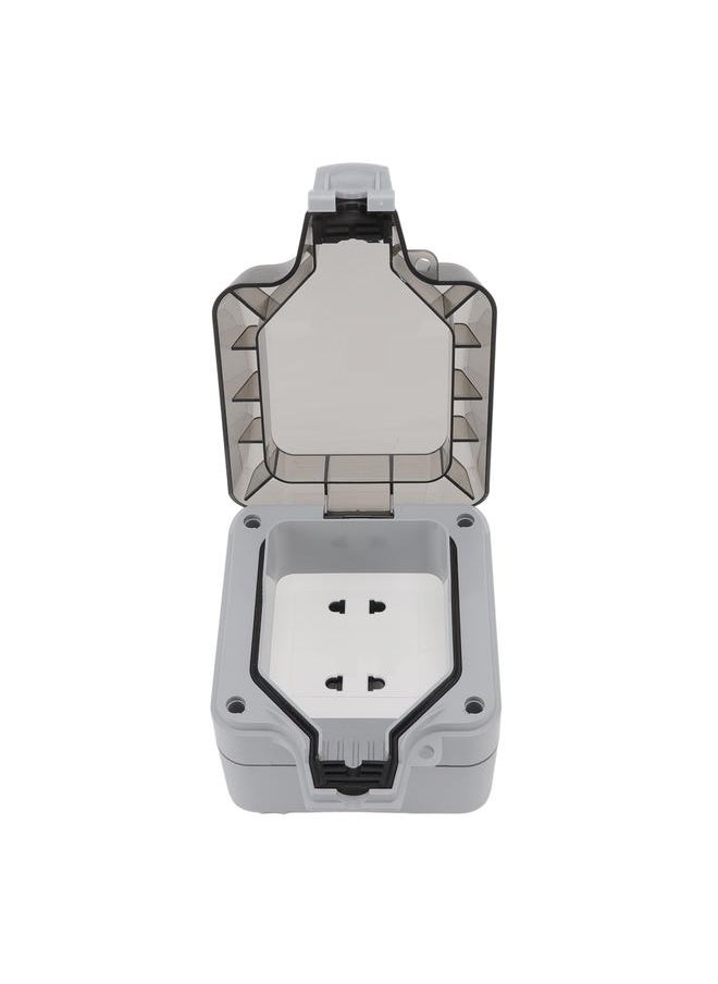 Thoraya 10A Socket Weatherproof Box IP66 Waterproof Dust and Sand Proof Double Two Hole Power Wall Socket Box for Home  - Image 3