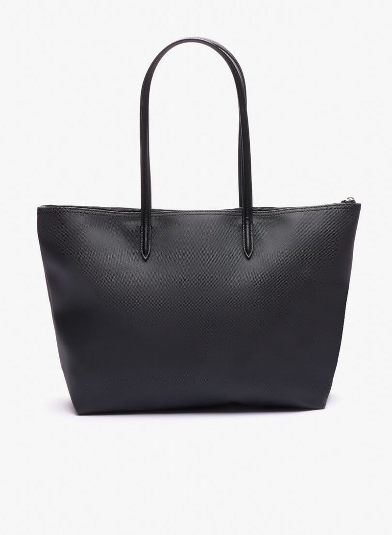 LACOSTE Lacoste Bag Black  Large Fashion Versatile Tote Bag Shoulder Bag Cross-body Bag Handbag  - Image 3