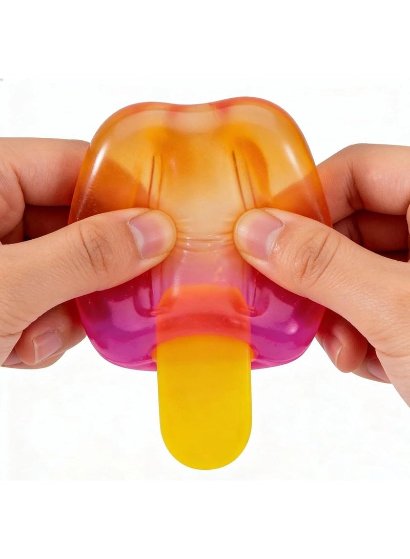 GIOIO Soft Malleable Stress Ball with Realistic Dessert Design - Sensory Squishy Toy for Children Adults, Ideal for Stress Relief, Concentration, Home, School, Office, Gift for Easter - Image 5