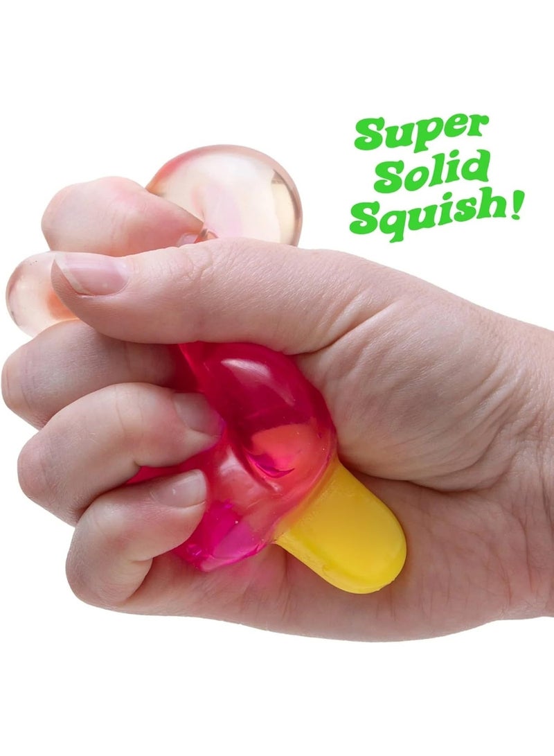GIOIO Soft Malleable Stress Ball with Realistic Dessert Design - Sensory Squishy Toy for Children Adults, Ideal for Stress Relief, Concentration, Home, School, Office, Gift for Easter - Image 3