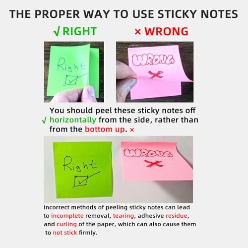 RAINBAM Retro Interfaces 4Pads/200 Sheets 3x3in Sticky Notes Set, Vintage Memo Pads with High-Adhesive, Reusable Tearable Post it Notes for Journal Planners Office School Home, Bulk Stationery Gift - Image 2