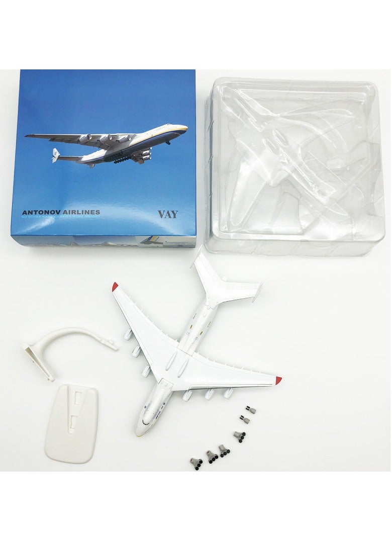 20 سم سبيكة معدنية سوفيتية AR Antonov 225 AN-225 Mriya أكبر نموذج طائرة شحن في العالم عجلات طائرة مصبوبة مناسبة كهدية لمحبي نماذج الطائرات - Image 4