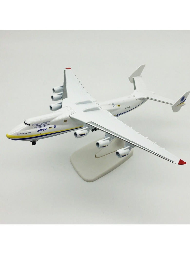 20 سم سبيكة معدنية سوفيتية AR Antonov 225 AN-225 Mriya أكبر نموذج طائرة شحن في العالم عجلات طائرة مصبوبة مناسبة كهدية لمحبي نماذج الطائرات - Image 1