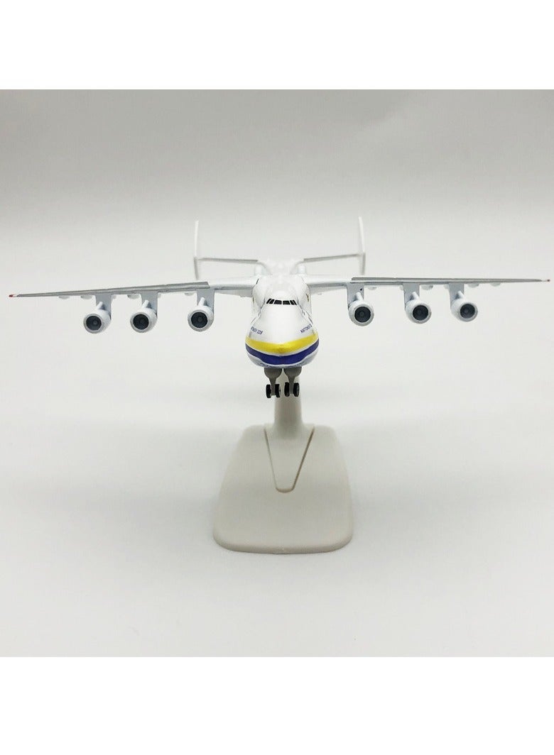 20 سم سبيكة معدنية سوفيتية AR Antonov 225 AN-225 Mriya أكبر نموذج طائرة شحن في العالم عجلات طائرة مصبوبة مناسبة كهدية لمحبي نماذج الطائرات - Image 2