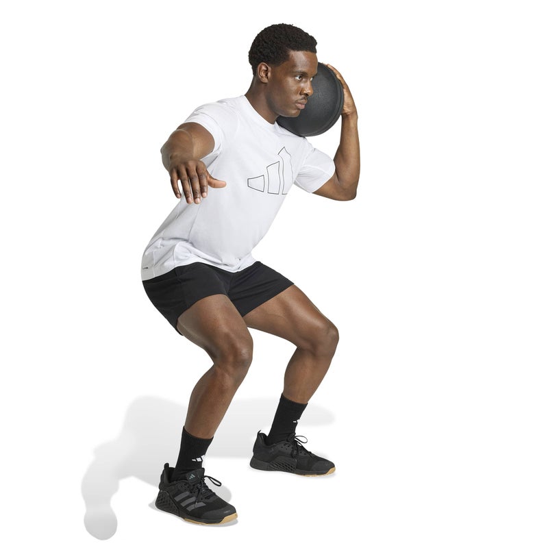 adidas Workout Essentials Feelready Logo Graphic T-Shirt - Image 3